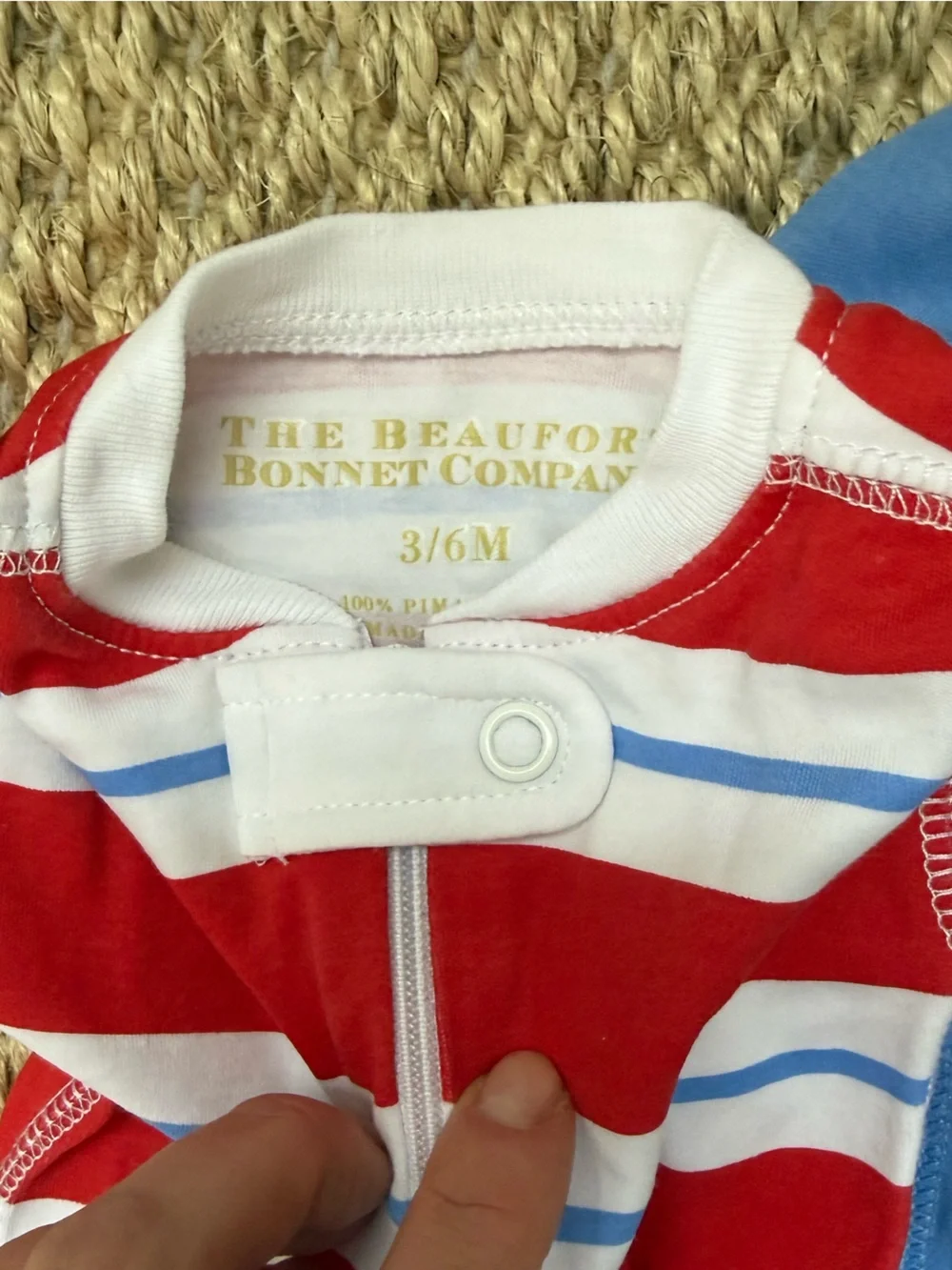 NWOT, The Beaufort Bonnet Company 2-Pack footie bundle, 3-6M